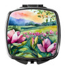 Louisiana Magnolias in Watercolor Compact Decorative Travel Makeup Mirror DAC1660 product image at NuMercy