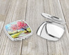 Michigan Apple Blossoms in Watercolor Compact Decorative Travel Makeup Mirror DAC1672 product image at NuMercy 3