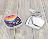 Colorful Crocus Compact Decorative Travel Makeup Mirror product image at NuMercy 3
