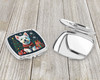 Westie Christmas Compact Decorative Travel Makeup Mirror product image at NuMercy 3