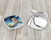 Owl Perched in Coastal Tree Compact Decorative Travel Makeup Mirror DAC7531 product image at NuMercy 3