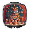 Tiger Christmas Compact Decorative Travel Makeup Mirror DAC1206 product image at NuMercy