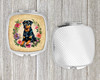 Rottweiler and Flowers Compact Decorative Travel Makeup Mirror DAC2193 product image at NuMercy 4