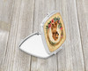 English Cocker Spaniel and Flowers Compact Decorative Travel Makeup Mirror product image at NuMercy 2