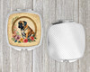 Mastiff and Flowers Compact Decorative Travel Makeup Mirror product image at NuMercy 4