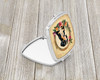Entlebucher Mountain Dog and Flowers Compact Decorative Travel Makeup Mirror DAC2134 product image at NuMercy 2