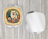 Pomeranian and Flowers Compact Decorative Travel Makeup Mirror DAC2183 product image at NuMercy 4