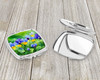 Illinois Violet in Watercolor Compact Decorative Travel Makeup Mirror DAC1647 product image at NuMercy 3