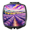 Colorful English Lavender Compact Decorative Travel Makeup Mirror DAC1955 product image at NuMercy