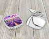 Colorful English Lavender Compact Decorative Travel Makeup Mirror DAC1955 product image at NuMercy 3