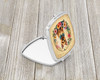 Norwich Terrier and Flowers Compact Decorative Travel Makeup Mirror product image at NuMercy 2