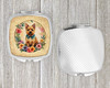 Norwich Terrier and Flowers Compact Decorative Travel Makeup Mirror product image at NuMercy 4