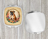 Boxer and Flowers Compact Decorative Travel Makeup Mirror DAC2102 product image at NuMercy 4