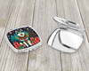 Alaskan Malamute Christmas Compact Decorative Travel Makeup Mirror product image at NuMercy 3