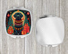 Black Labrador Retriever Christmas Compact Decorative Travel Makeup Mirror product image at NuMercy 4