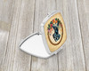 Great Dane and Flowers Compact Decorative Travel Makeup Mirror product image at NuMercy 2