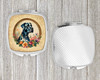 Great Dane and Flowers Compact Decorative Travel Makeup Mirror product image at NuMercy 4