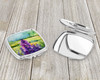 New Jersey Violet in Watercolor Compact Decorative Travel Makeup Mirror DAC1688 product image at NuMercy 3