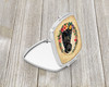 Newfoundland and Flowers Compact Decorative Travel Makeup Mirror product image at NuMercy 2