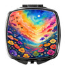 Colorful Petunias Compact Decorative Travel Makeup Mirror product image at NuMercy