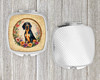 Coonhound and Flowers Compact Decorative Travel Makeup Mirror product image at NuMercy 4