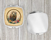 Komondor and Flowers Compact Decorative Travel Makeup Mirror product image at NuMercy 4