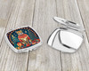 Cheetah Christmas Compact Decorative Travel Makeup Mirror DAC1174 product image at NuMercy 3