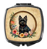Cairn Terrier and Flowers Compact Decorative Travel Makeup Mirror product image at NuMercy