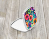 Colorful Anemones Compact Decorative Travel Makeup Mirror product image at NuMercy 2