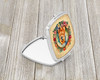 Chow Chow and Flowers Compact Decorative Travel Makeup Mirror DAC2120 product image at NuMercy 2