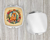 Chow Chow and Flowers Compact Decorative Travel Makeup Mirror DAC2120 product image at NuMercy 4