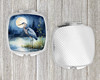 Blue Heron Under the Moonlight Compact Decorative Travel Makeup Mirror DAC7493 product image at NuMercy 4