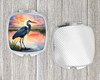 Blue Heron Setting Sun Compact Decorative Travel Makeup Mirror DAC7504 product image at NuMercy 4