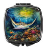 Sting Ray Compact Decorative Travel Makeup Mirror DAC2831 product image at NuMercy
