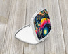 Colorful Queen of the Night Cactus Compact Decorative Travel Makeup Mirror product image at NuMercy 2