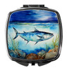 Bluefin Tuna Compact Decorative Travel Makeup Mirror DAC2771 product image at NuMercy