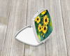 Kentucky Goldenrod in Watercolor Compact Decorative Travel Makeup Mirror DAC1657 product image at NuMercy 2