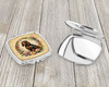 Field Spaniel and Flowers Compact Decorative Travel Makeup Mirror product image at NuMercy 3