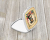 Catahoula Leopard Dog and Flowers Compact Decorative Travel Makeup Mirror product image at NuMercy 2