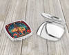 Rhinoceros Christmas Compact Decorative Travel Makeup Mirror product image at NuMercy 3
