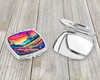 Colorful Yarrow Compact Decorative Travel Makeup Mirror product image at NuMercy 3