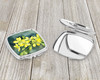 South Carolina Yellow Jessamine in Watercolor Compact Decorative Travel Makeup Mirror product image at NuMercy 3