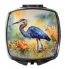 Blue Heron Compact Decorative Travel Makeup Mirror DAC2846 product image at NuMercy