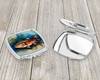 Brown Trout Compact Decorative Travel Makeup Mirror DAC2777 product image at NuMercy 3