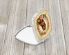 Sussex Spaniel and Flowers Compact Decorative Travel Makeup Mirror product image at NuMercy 2