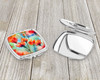 Wyoming Indian Paintbrush in Watercolor Compact Decorative Travel Makeup Mirror DAC1719 product image at NuMercy 3