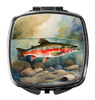 Trout Compact Decorative Travel Makeup Mirror DAC2840 product image at NuMercy