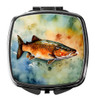 Brown Trout Compact Decorative Travel Makeup Mirror DAC2779 product image at NuMercy