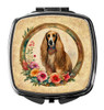 Afghan Hound and Flowers Compact Decorative Travel Makeup Mirror product image at NuMercy