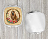 Afghan Hound and Flowers Compact Decorative Travel Makeup Mirror product image at NuMercy 4